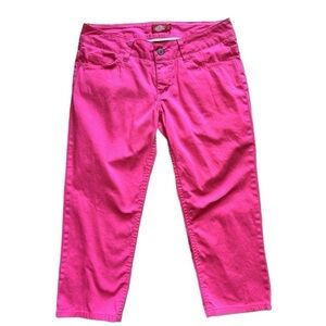 Dickies Y2K Hot Pink Capri Pants junior size 7